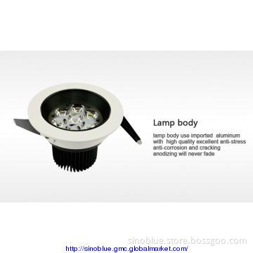 Energy Saving 7W Turning Anti-glitz  LED Downlight LED Spotlights